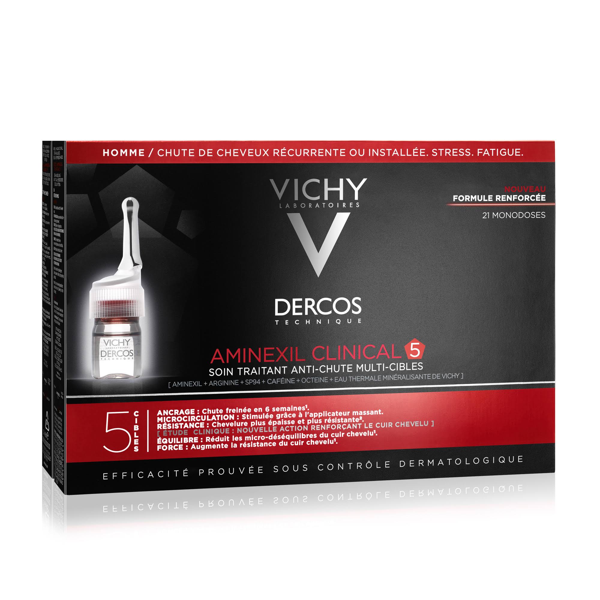 Vichy Dercos Aminexil Clinical 5 Men 21 Monodoses