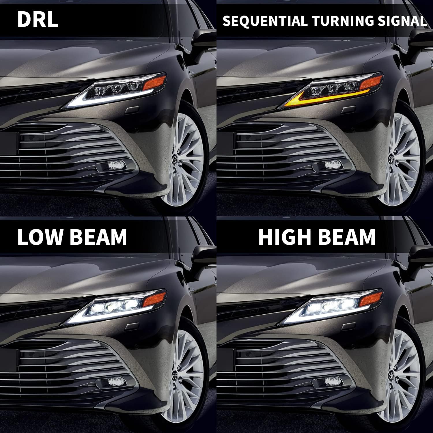 Headlights Assembly for Toyota Camry 2018 2019 2020 2021