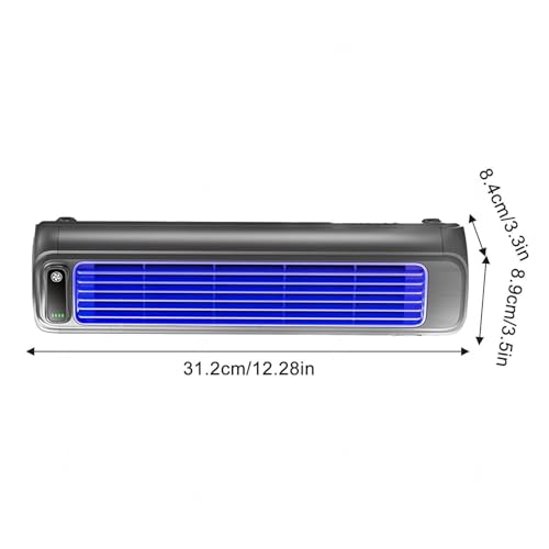 Serum Cooling Ace, Portable Air Conditioner Fan Quiet, with 3 Speeds LED Display, Portable A/C USB charging, 24h Long-Lasting Battery Life -0203