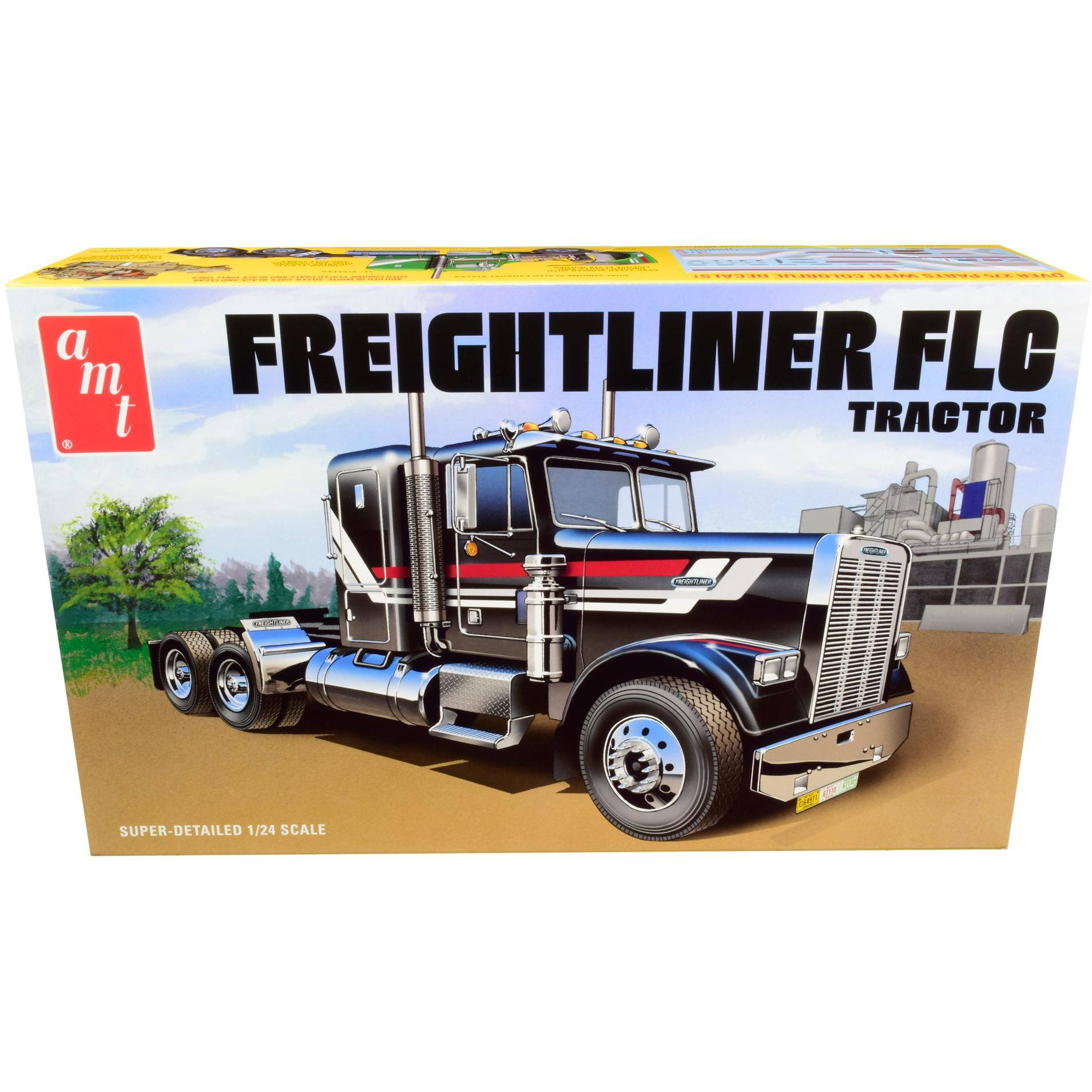 Skill 3 Model Kit Freightliner FLC Truck Tractor 1/24 Scale Model by AMT AMT1195