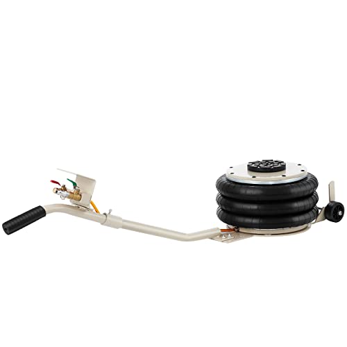 VEVOR Air Jack, 6 Ton/13000 lbs Quadruple Bag Air Jack, Lift up to 26.5", with Heightened Column & Adjustable Handle, Thick Rubber Pad