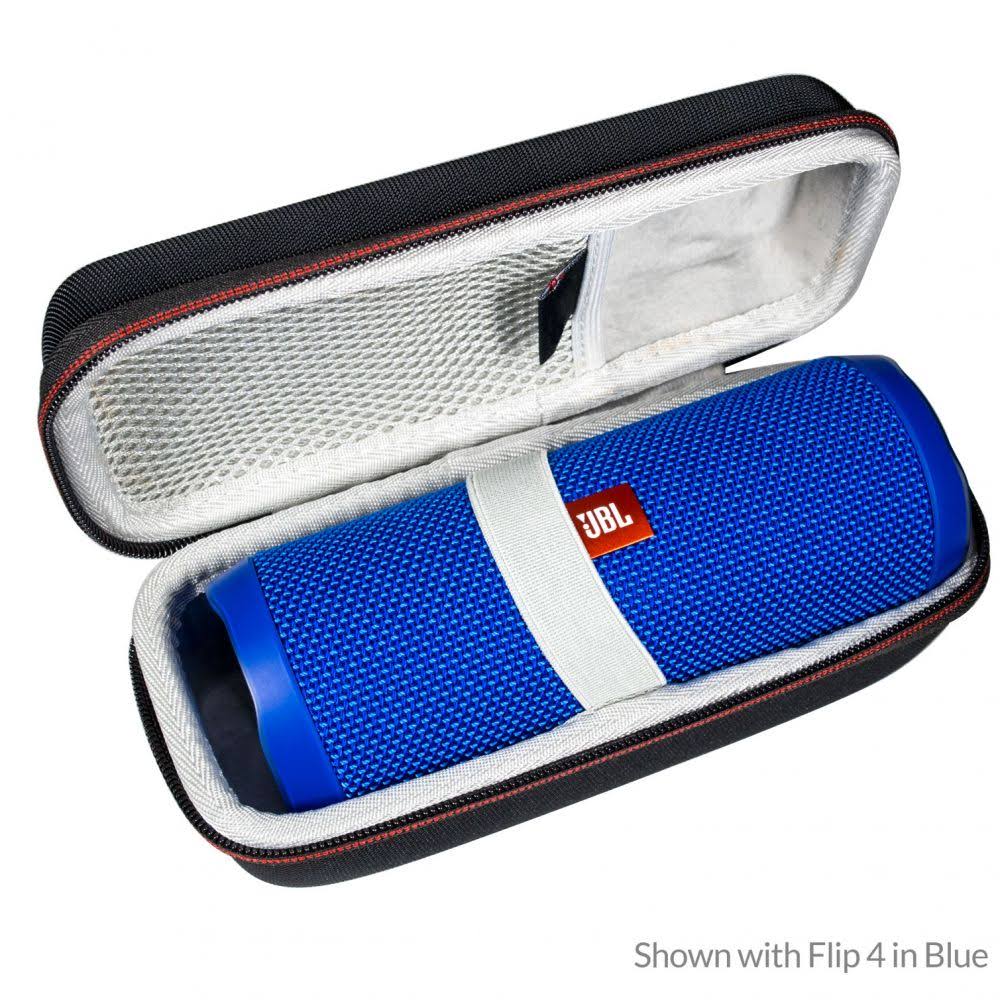 JBL Flip 4 Portable Speaker - Wireless - Black - includes Portable Travel Case