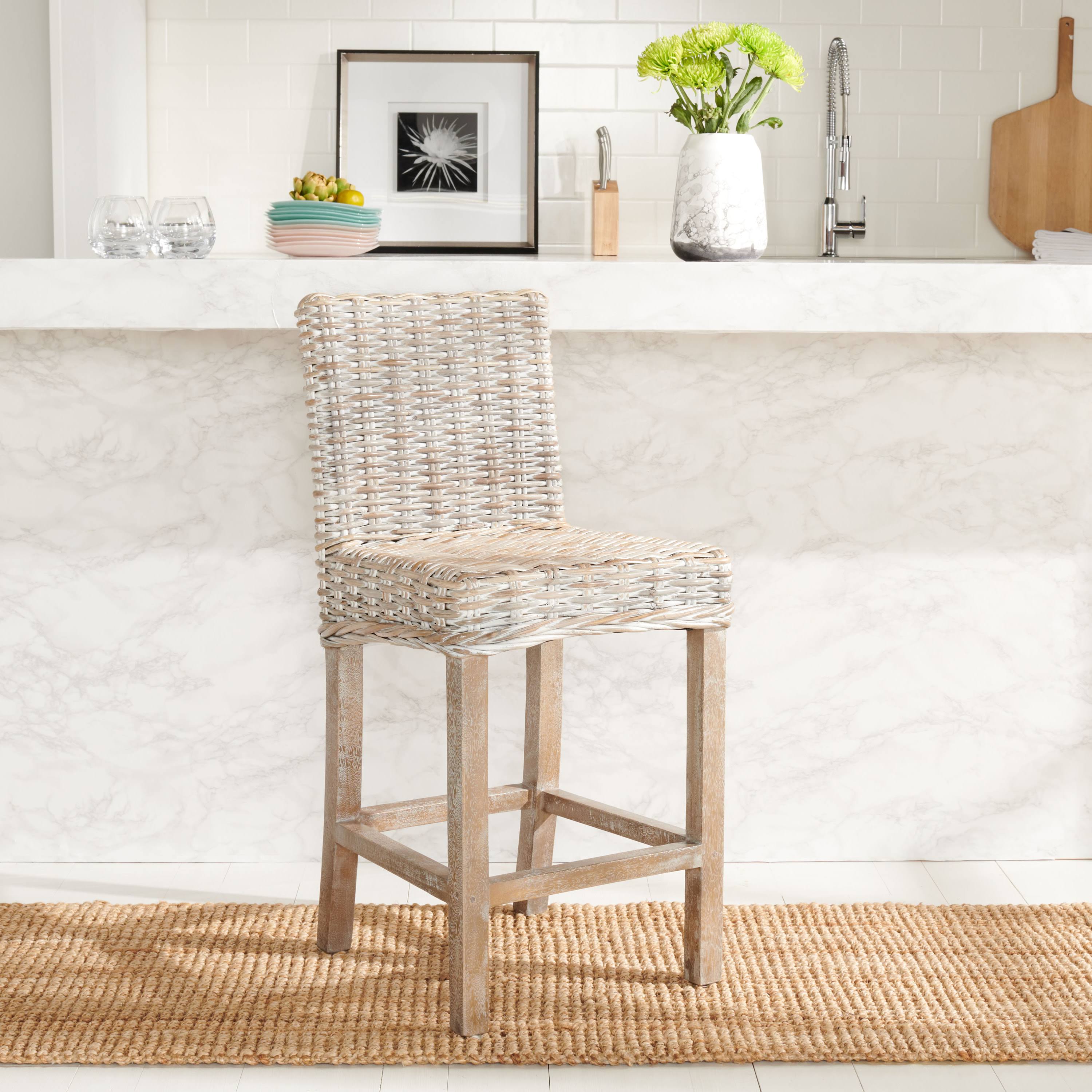 Safavieh Tobie Rattan Counter Stool