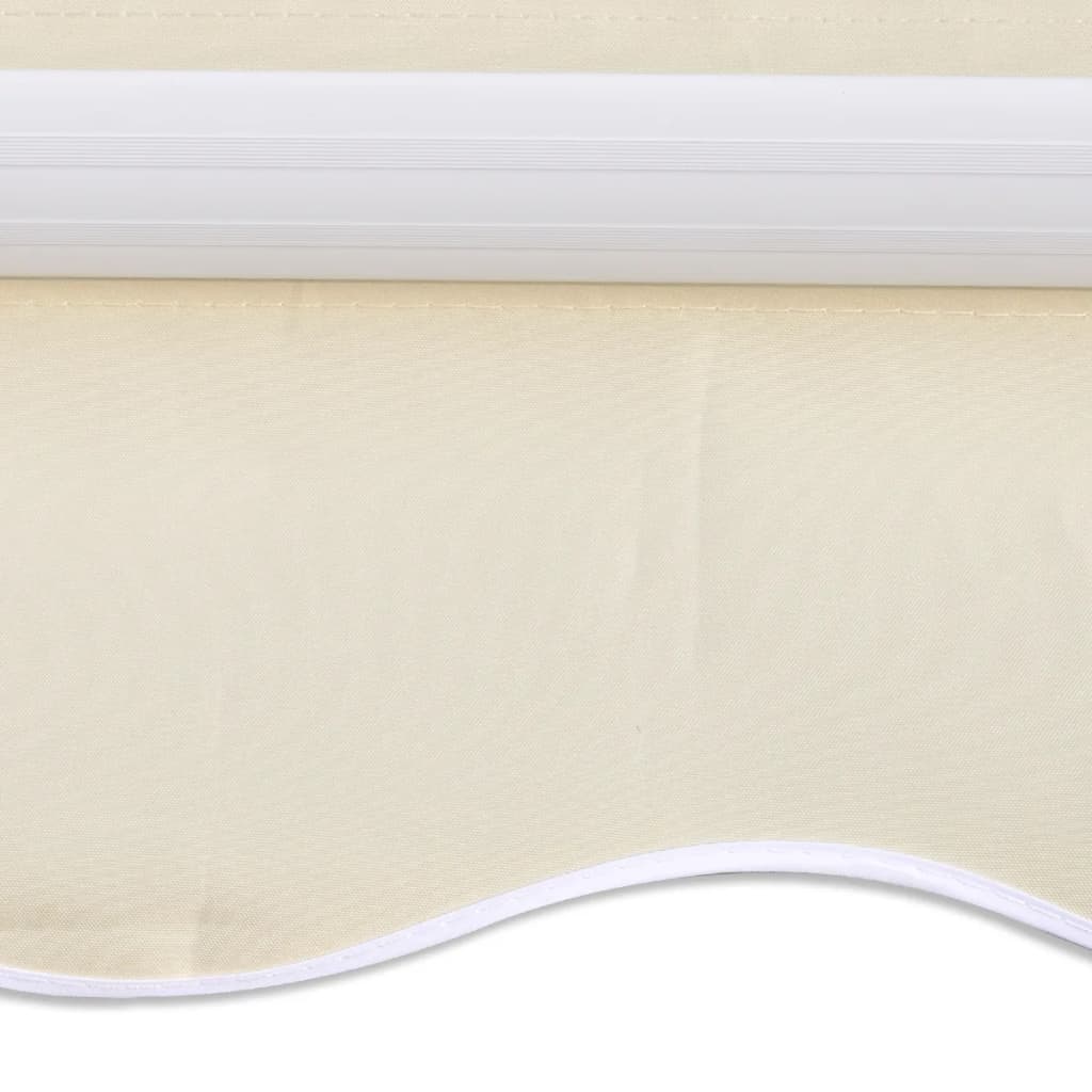 Htovila Folding Awning Manual Operated 118.1" Cream