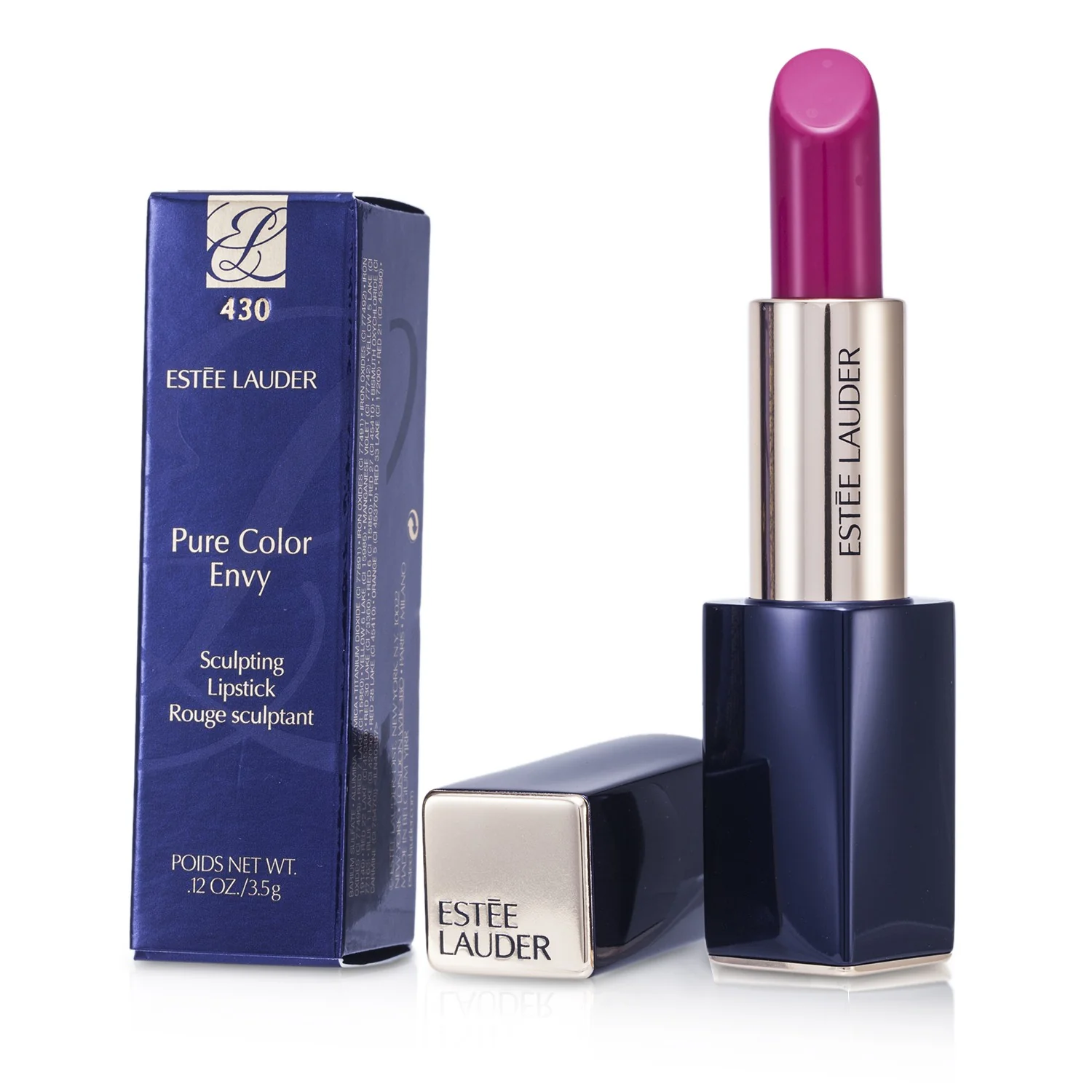 Estee Lauder Pure Color Envy Sculpting Lipstick - # 420 Rebellious Rose  3.5g/0.12oz