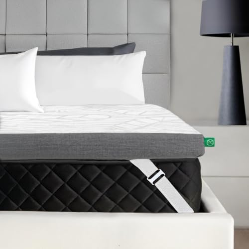 Sleepyhead Twin XL 2 Inch Gel Memory Foam Mattress Topper for College Dorm – Thick
