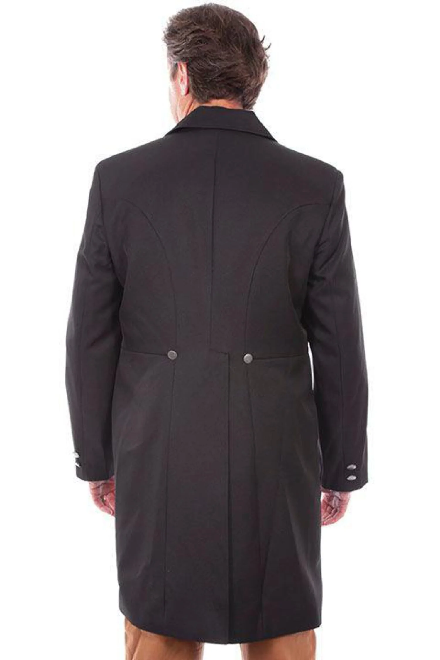 Scully Western Coat Mens Old West Frock Back Vent Button Front RW042