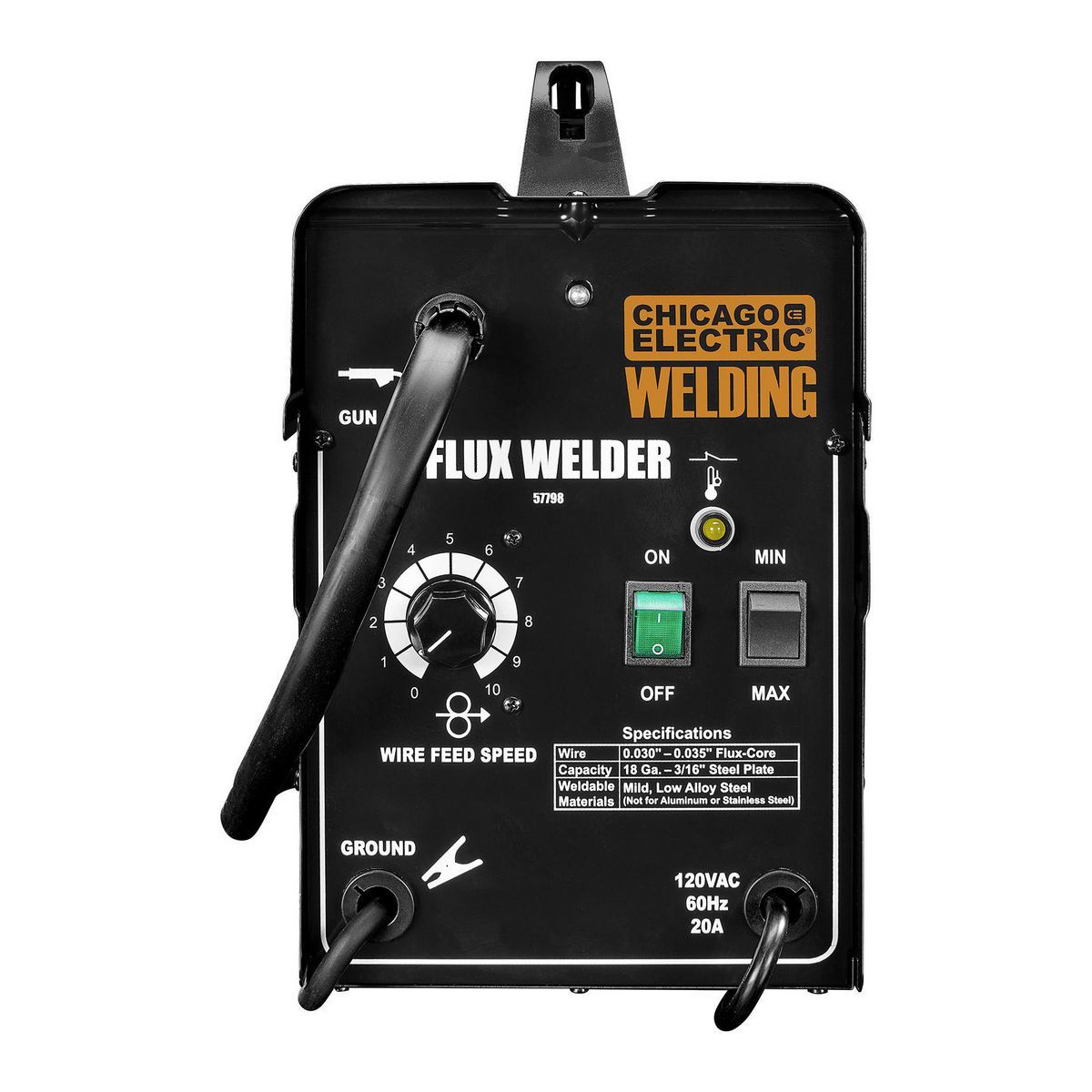 CHICAGO ELECTRIC Flux 125 Welder