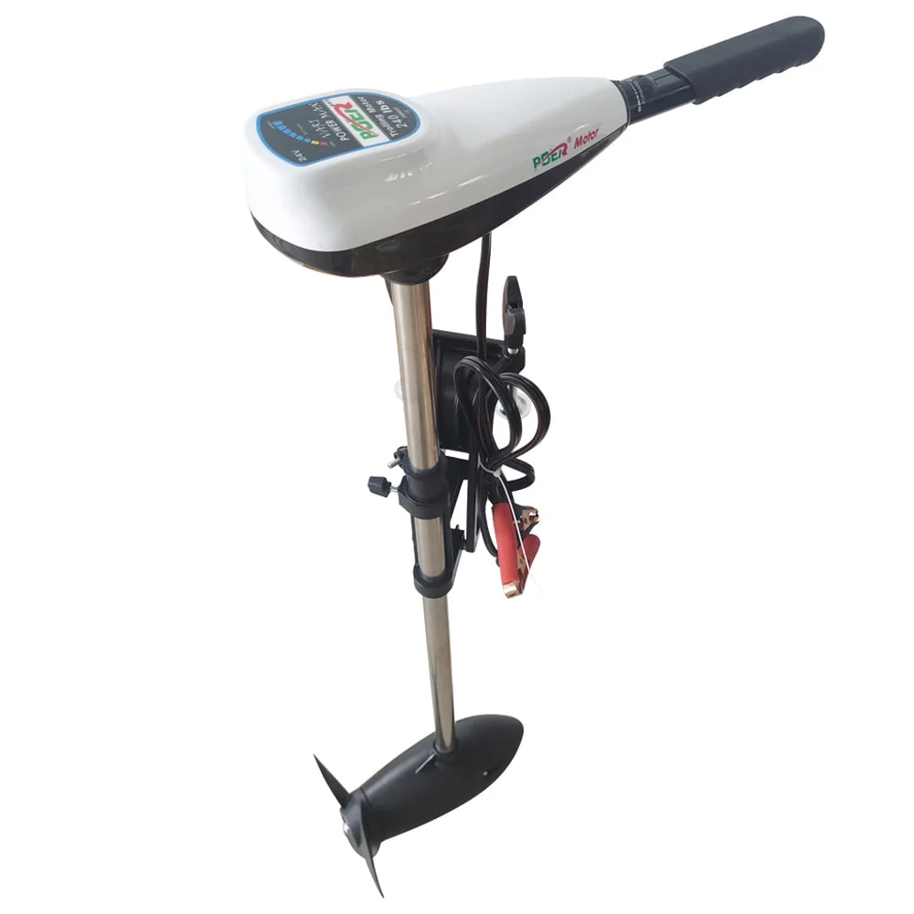 Techtongda 240lbs Thrust Electric Outboard Motor Outboard Engine Saltwater Electric Trolling Motor 24V
