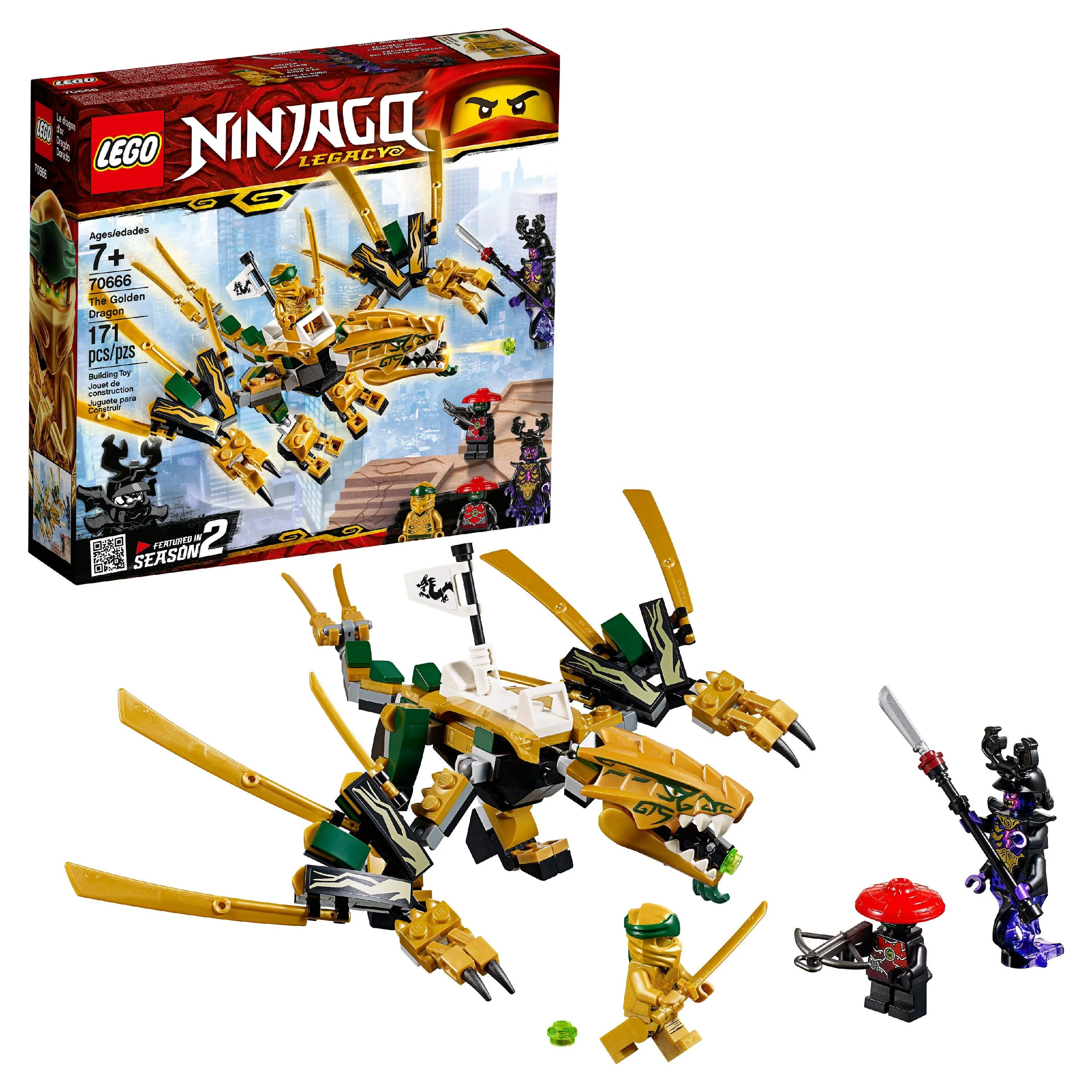 LEGO Ninjago The Golden Dragon Building Set 70666 (171 Pieces) - Curated Treasures Market