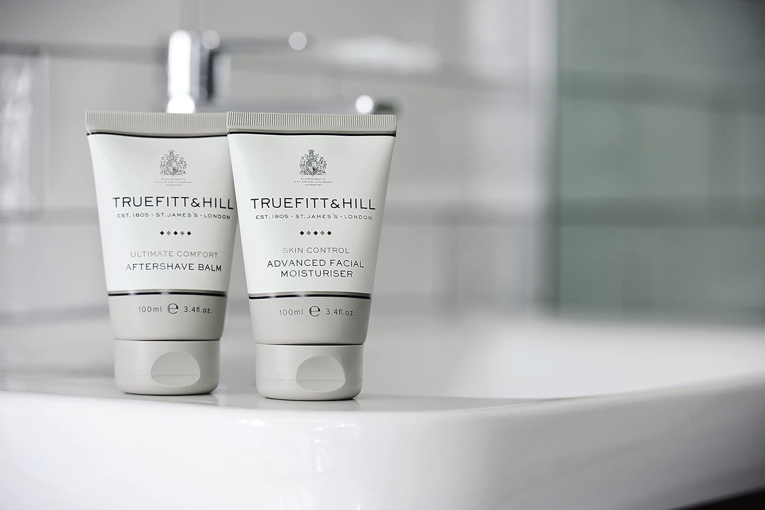 Truefitt & Hill Ultimate Comfort Aftershave Balm | Rich, Soothing Moisturiser to Reduce Irritation, 3.4 ounces Pack of 2