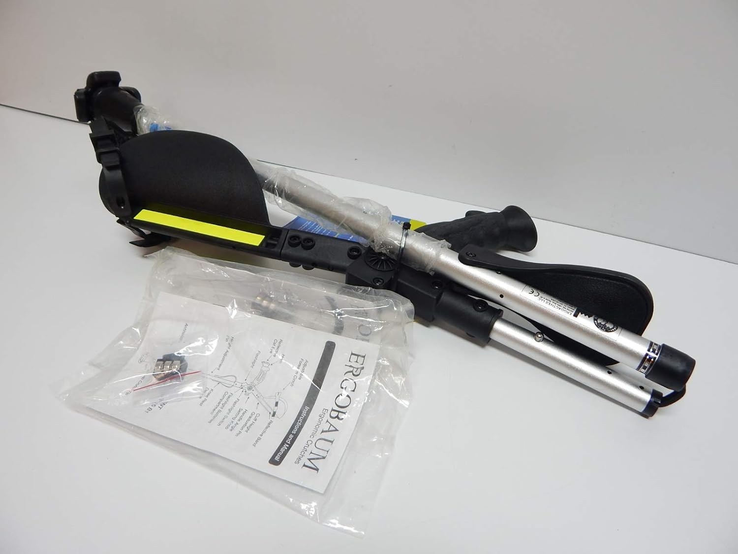 New Generation Ergobaum Ergonomic Crutch/Cane (Single Unit) Single Unit Ergobaum That Acts As a Extra Balance Strong Performance Cane.