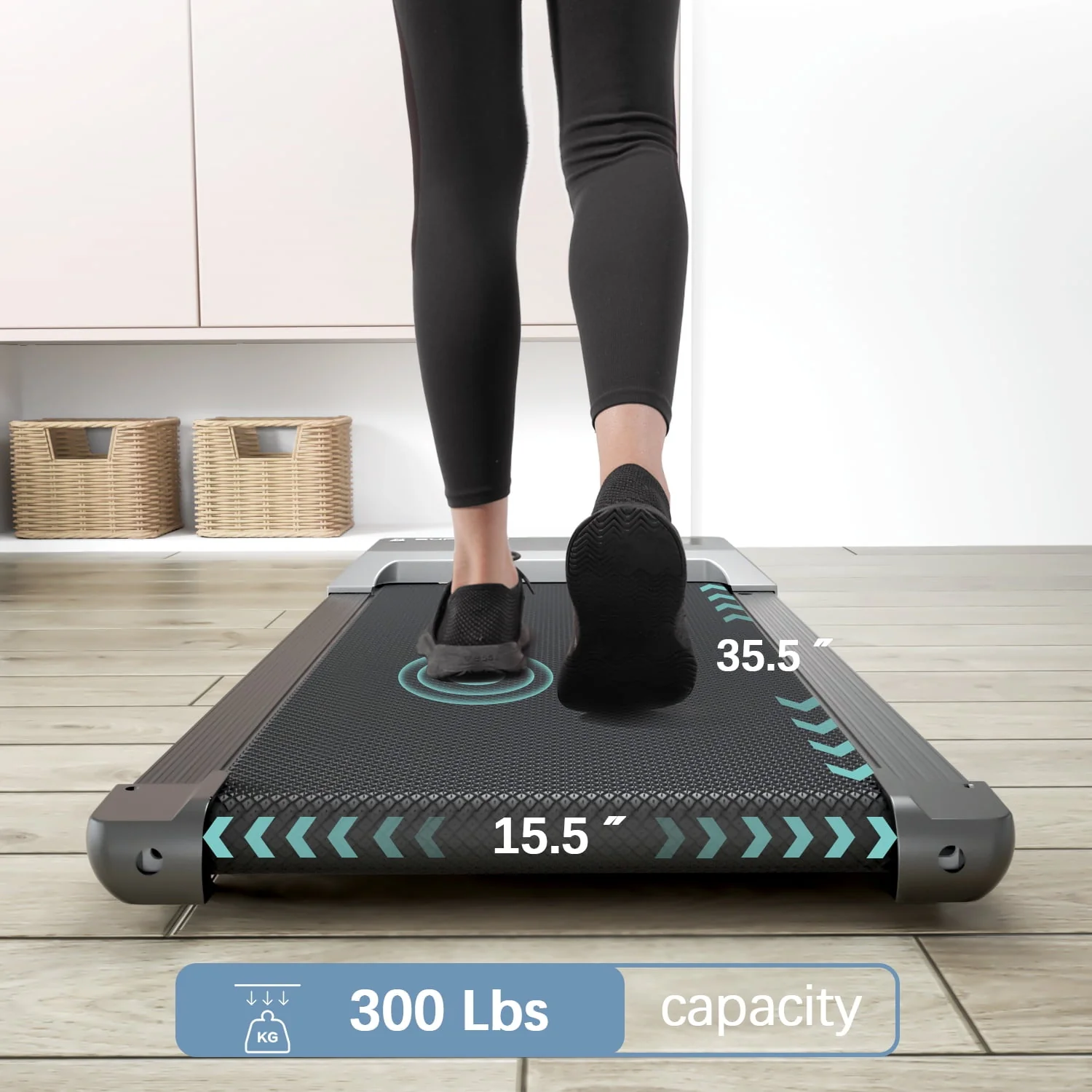 Superun Walking Pad Treadmill 2.5Hp