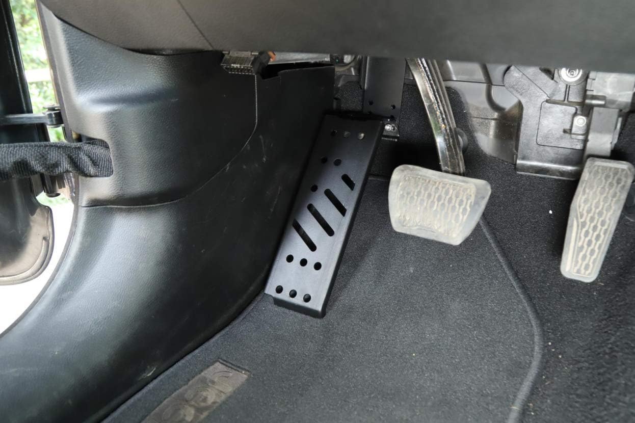 Hgcar Jeep Wrangler JL Foot Rest Pedal, Left Foot Rest Dead Pedal Black for Jeep Wrangler JL 2018-2021