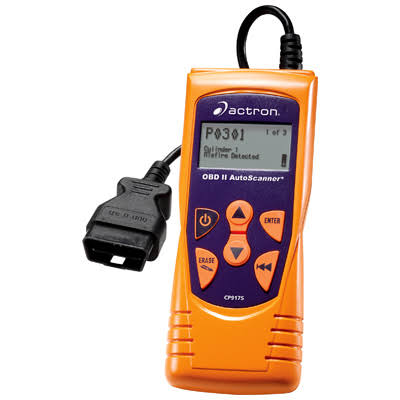 Actron OBDII Auto Scanner - Trilingual Ob II and CAN Code Reader