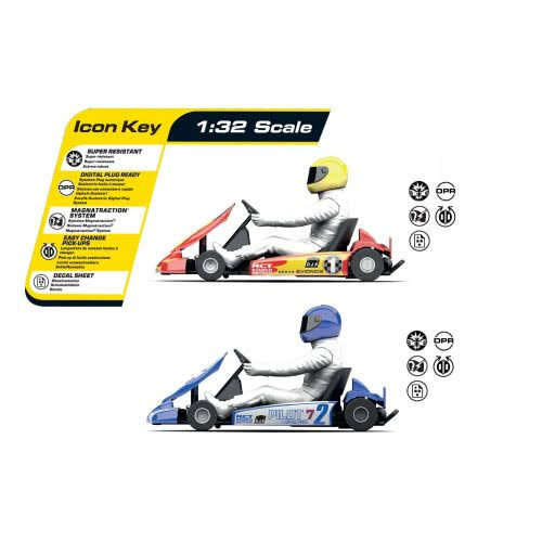 Scalextric Super Karts 1 32 Scale Slot Car Playset