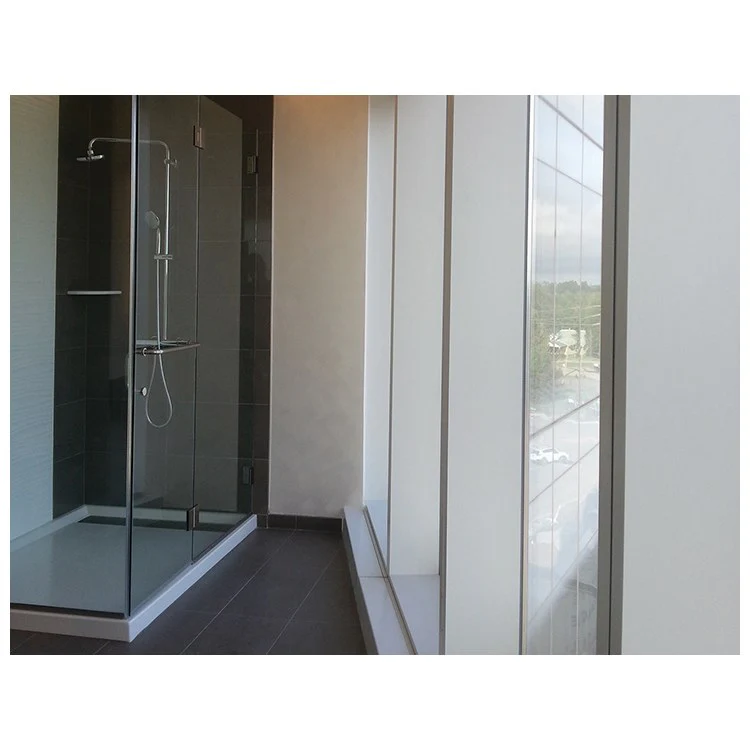 Shower Base Multiple Threshold Hidden Drain Biscuit 60 x 36 Inch Acrylic Hidden End Left Hand Drain