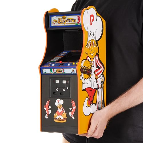 Numskull Quarter Arcades Teenage Mutant Ninja Turtles Collector's Edition Mini Arcade - 1/4 Scale Authentic Wooden Replica, Original ROM