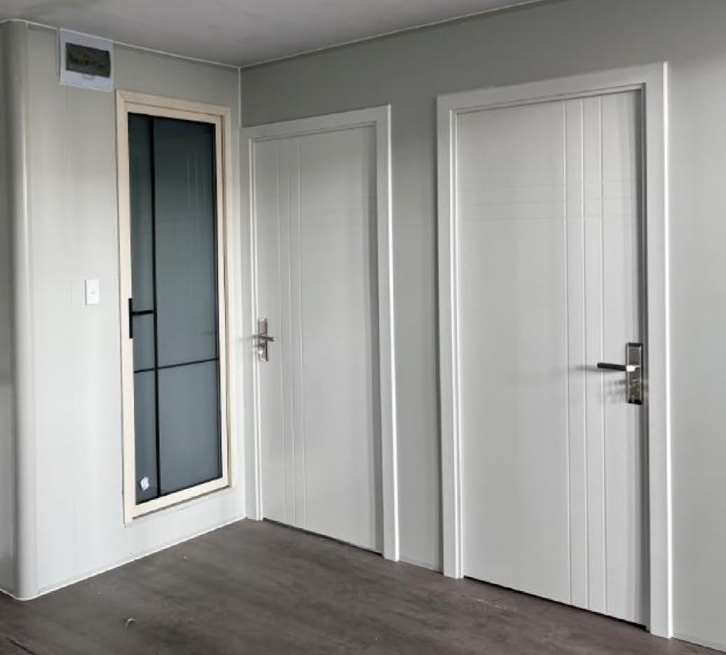 20FT Prefabricated House to Live in, Expandable house with 2 bedroom 1 living room 1 bathroom and kitchen for Hotel, Booth, Office, Guard House