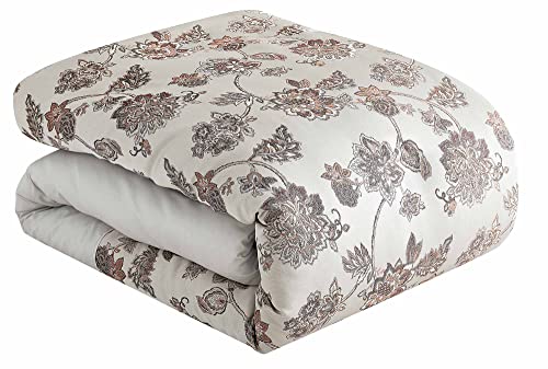 Riverbrook Home 100% Polyester Comforter Set, Queen, Hillcrest - Ivory/Gold, 9 Piece Set