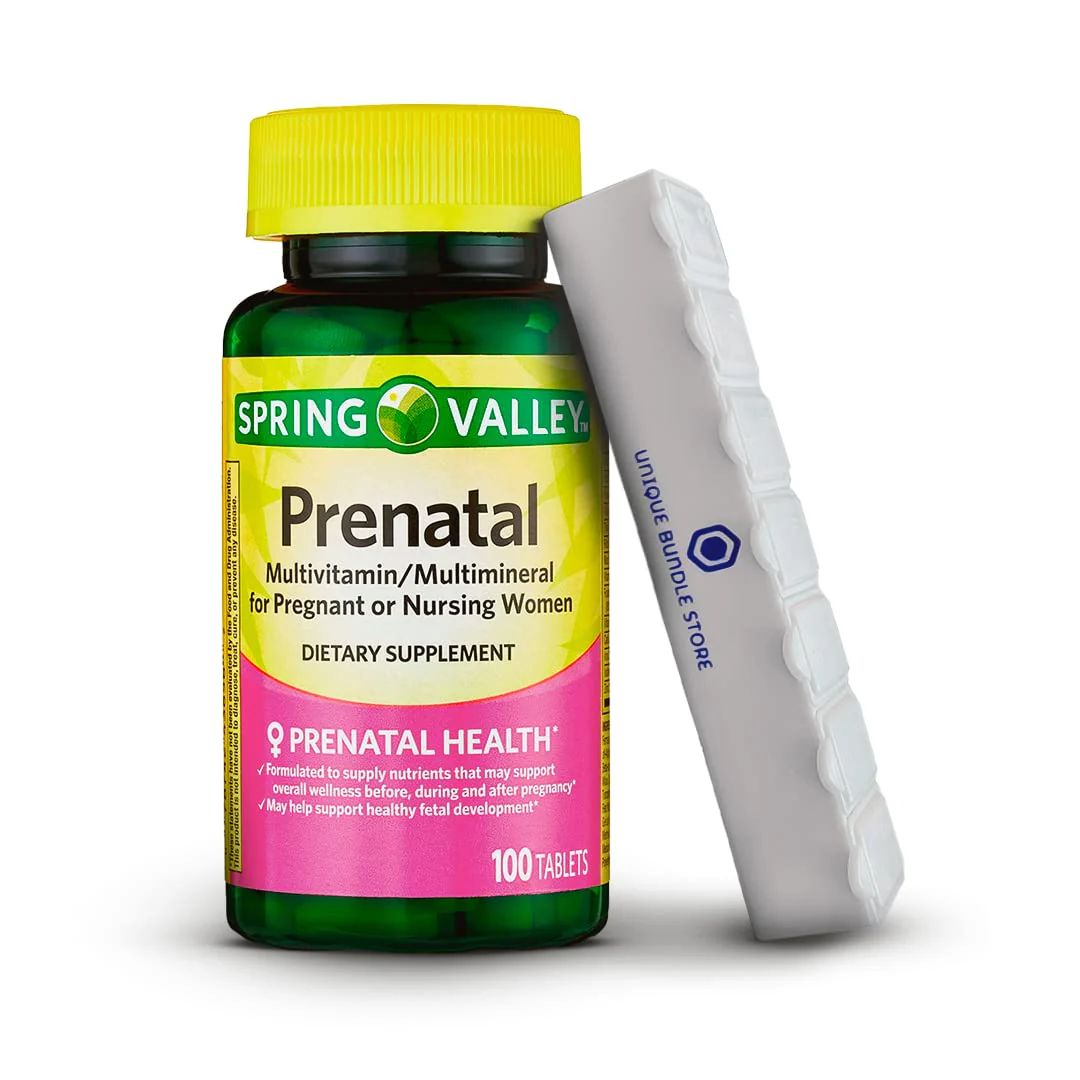 Spring Valley, Prenatal Multivitamin, Multimineral Tablets Dietary Supplement, Prenatals for Women
