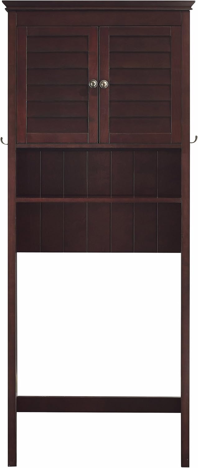 Crosley Furniture Lydia Space Saver Bathroom Cabinet, Espresso