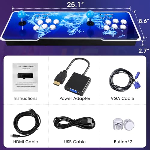 2025 Latest Arcade Console Pandora Box Built in 42