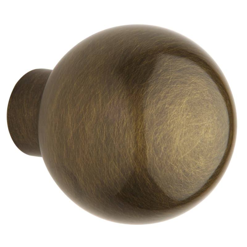 Baldwin Estate Knob Single Knob Only Satin Brass/Black