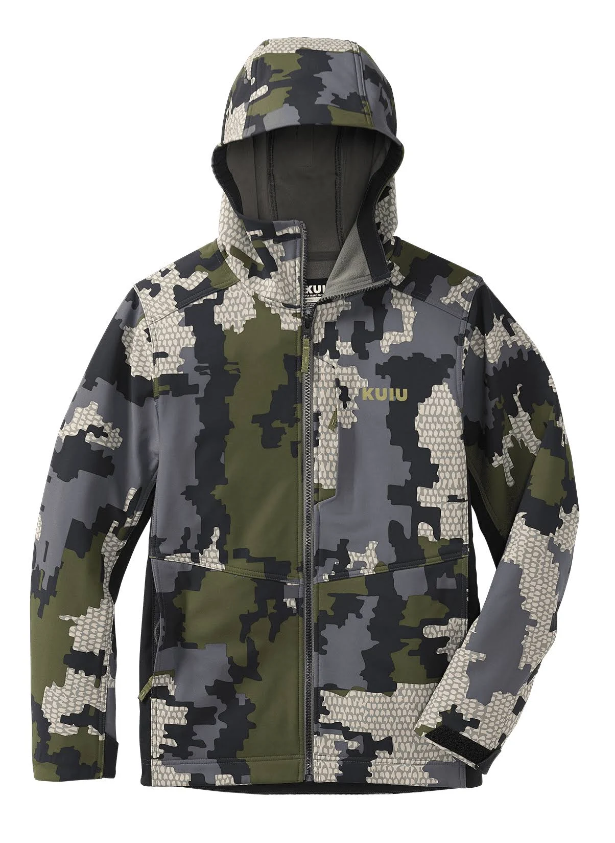 Kuiu Youth Rubicon Hooded Hunting Jacket in Camo