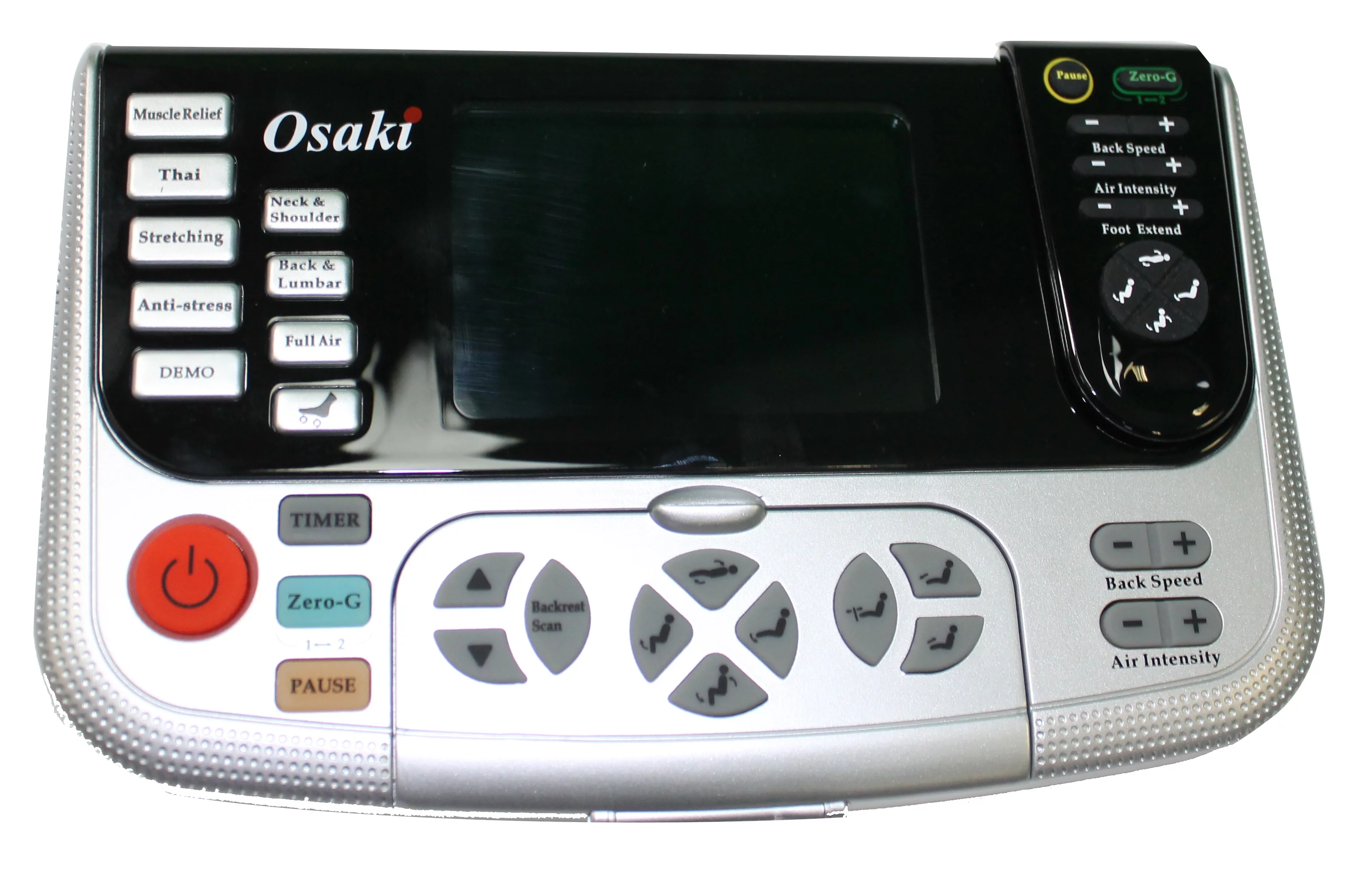 OSAKI OS-4000T Massage Chair with Six Unique Auto-programs - Charcoal
