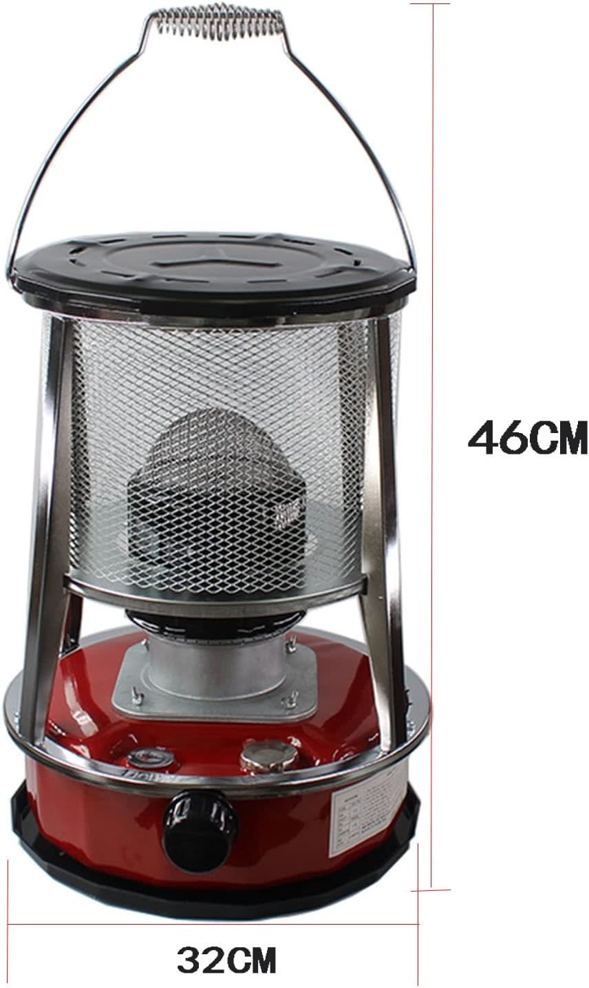 Portable Fuel Depot, Light Coal Stove Heater With Oil Gauge, 4.5L Outdoor Camping Stove