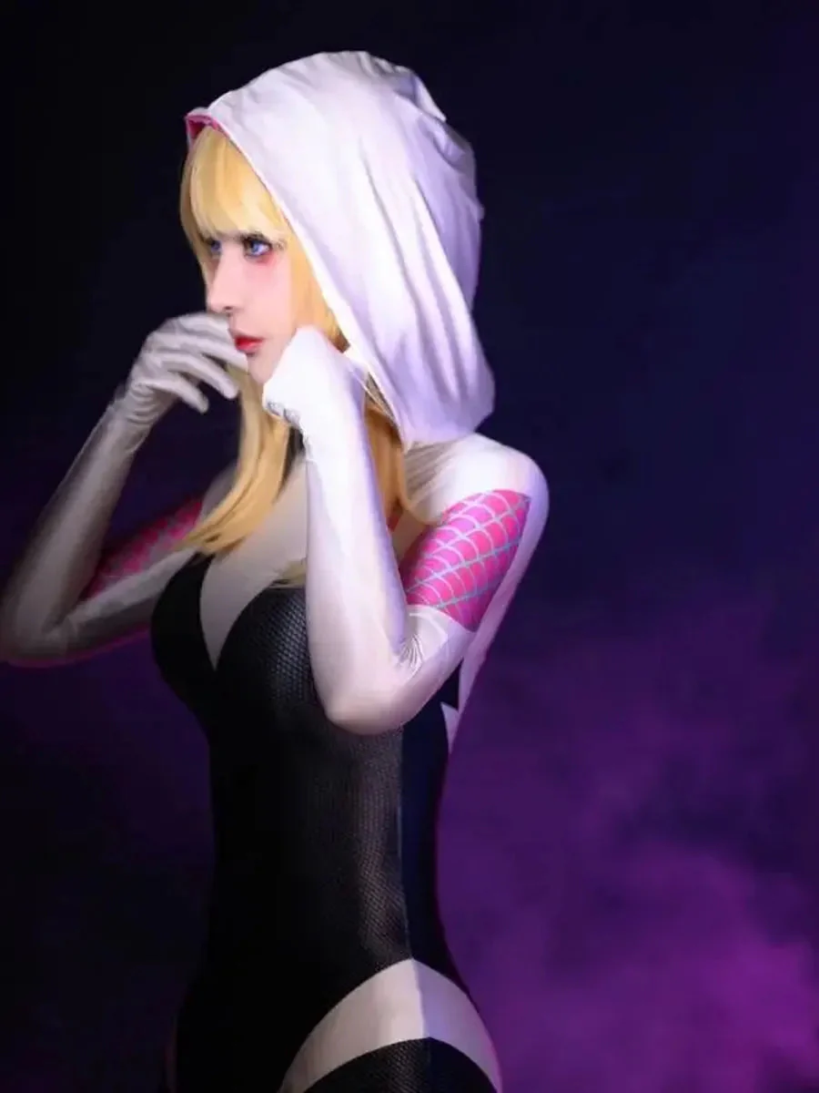 'Ghost City' Gwen Cosplay Sexy Tights Bodysuit