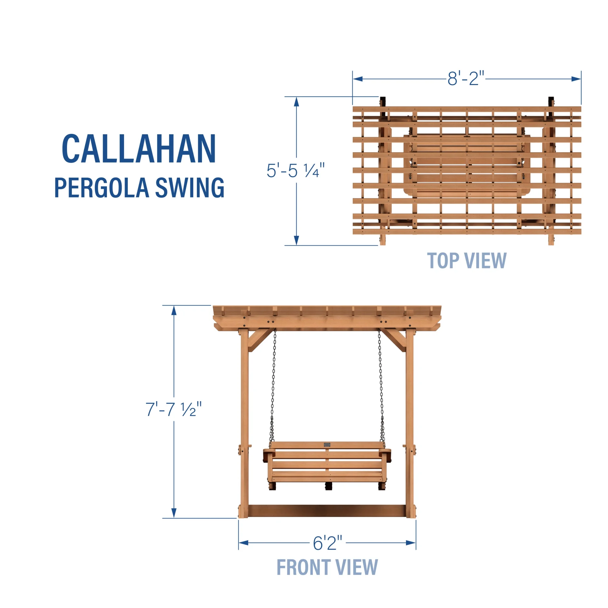 Backyard Discovery Pergola Swing Callahan - Radiant Selections