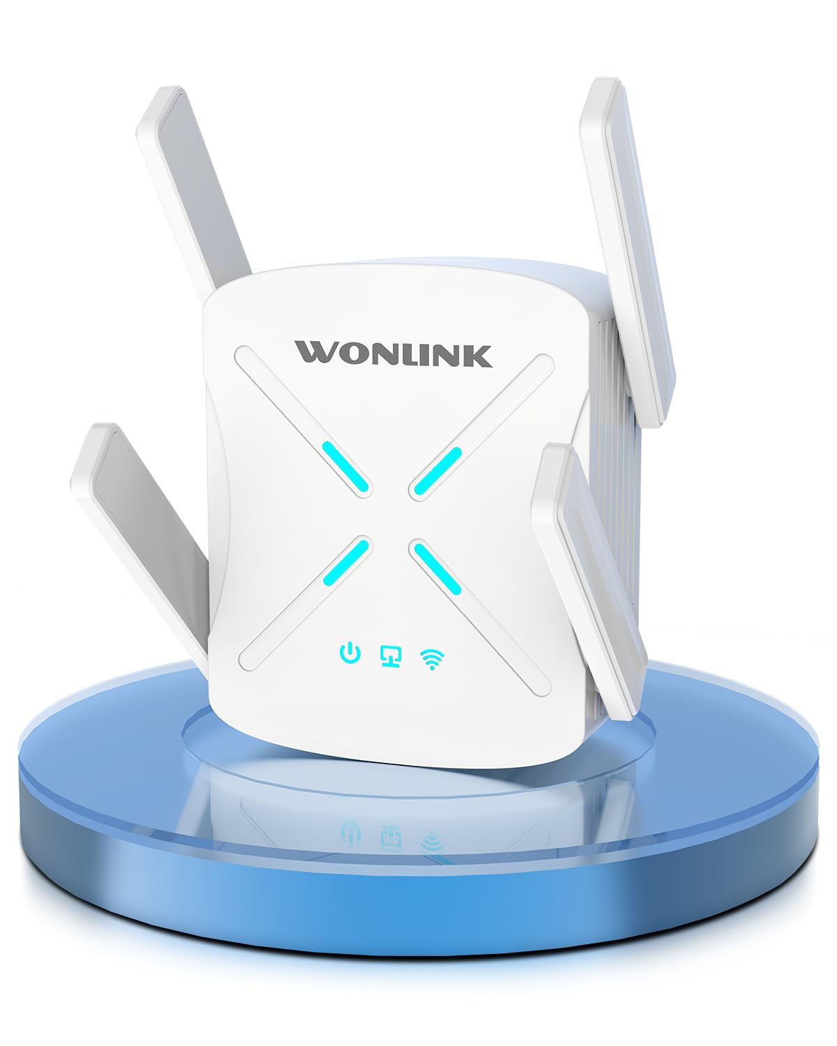 WONLINK WiFi 6 Wifi Extender 1800M Gigabit Ethernet Port Dual Band WiFi Range Extender WiFi Repeater for Home WiFi Booster and Signal Amplifier