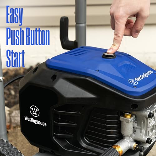 Westinghouse WPX3000e Electric Pressure Washer, 3000 Max PSI and 1.76 Max GPM, Induction Motor, Onboard Soap Tank, Spray Gun and Wand, 5 Nozzle Set