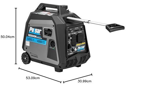 Pulsar Products GD400BN, 4000W Portable super-quiet Dual Fuel & Parallel Capability, RV-Ready, CARB Compliant