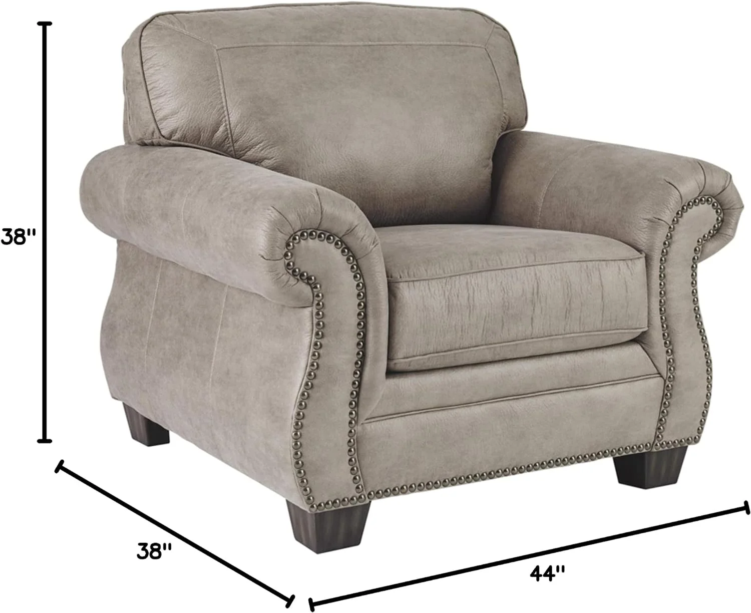 Signature Design by Ashley Olsberg Accent Chair in Steel