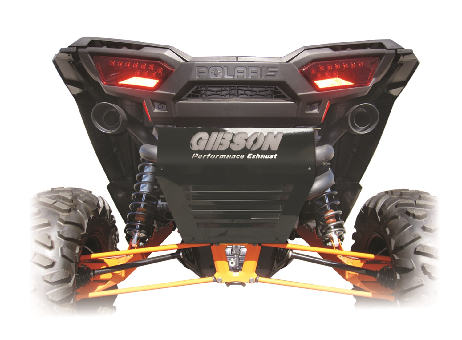 Polaris UTV Dual Exhaust, Black Ceramic