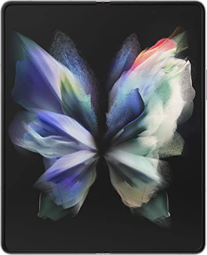 SAMSUNG Galaxy Z Fold 3 5G US Version, 256GB, Phantom Black - Unlocked (Renewed)