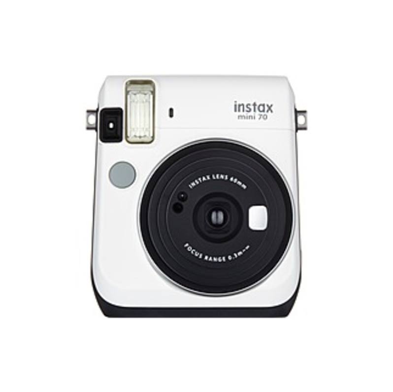 Fujifilm Instax Mini 70 Instant Film Camera - Instant Film - Moon White