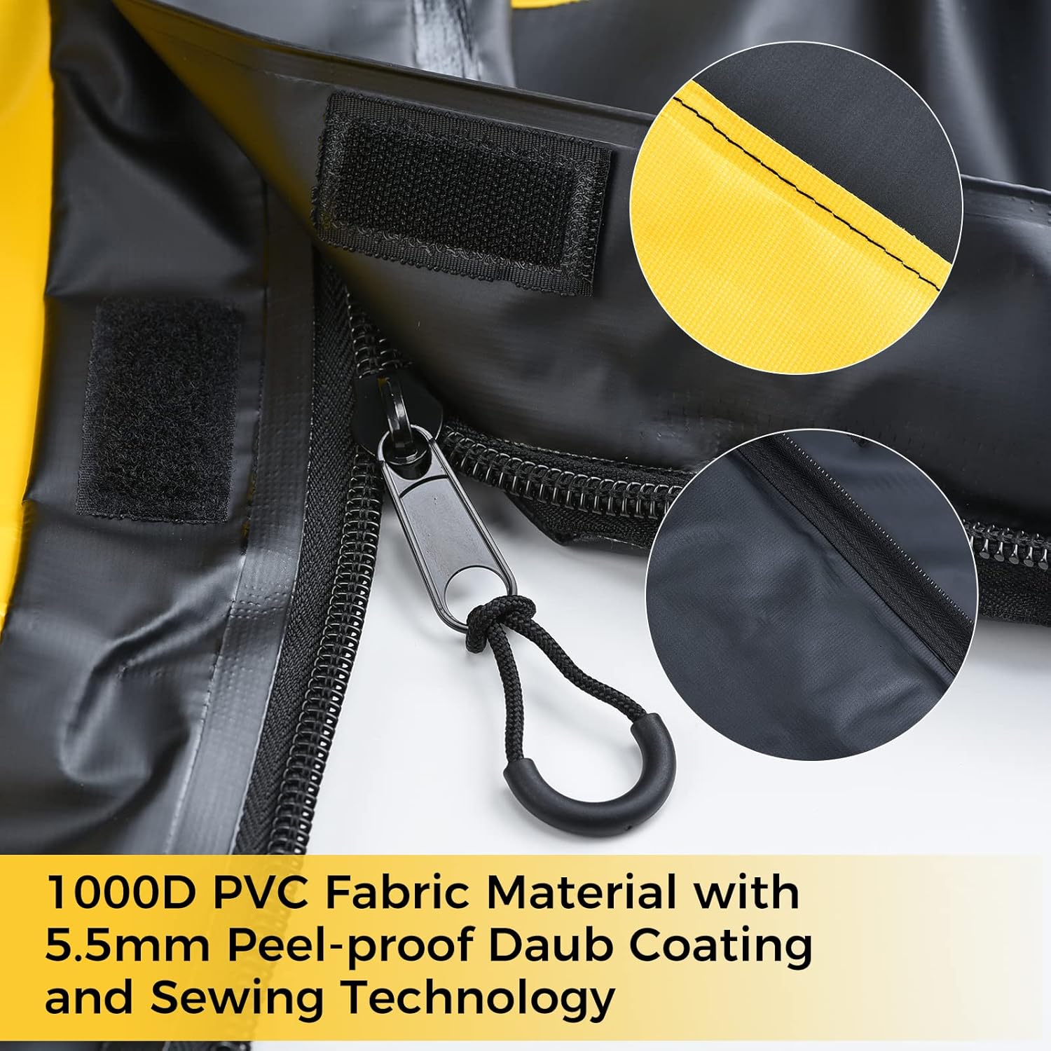 Hitch Cargo Carrier Bag - KYX 15 Cubic Feet Hitch Mount Vehicle Cargo Carrier Bag Car Pickup Truck 100% Waterproof, Anti-Tear 1000D PVC Fabric