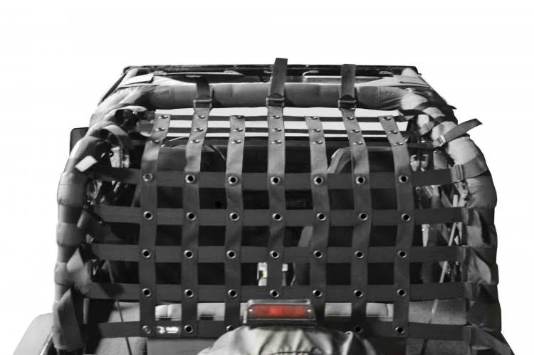 Steinjager J0046615 Cargo Net Wrangler YJ 1987-1995 Black