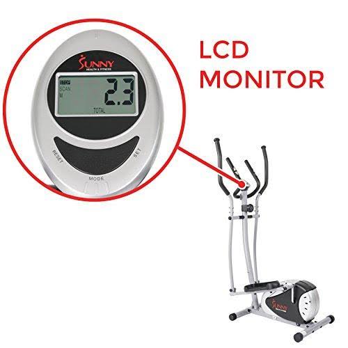 Elliptical Trainer with Hand Pulse Monitoring System by Sunny Health & Fitness - SF-E905