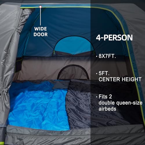 CAMEL CROWN Tents for Camping 4/6 Person Tent Waterproof Easy Setup Backpacking Tents