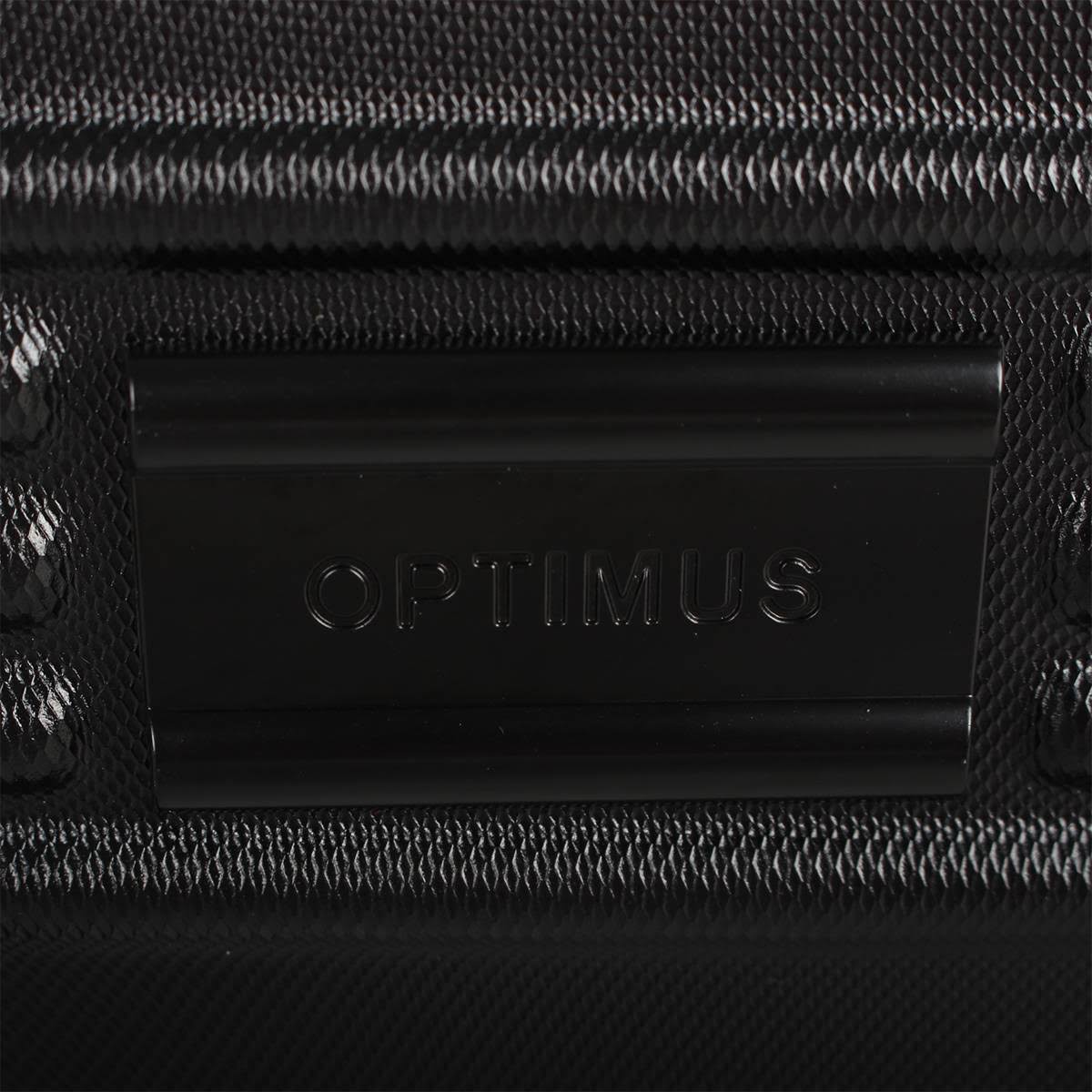 Optimus 28&& Hardside Suitcase - Black, Adult Unisex