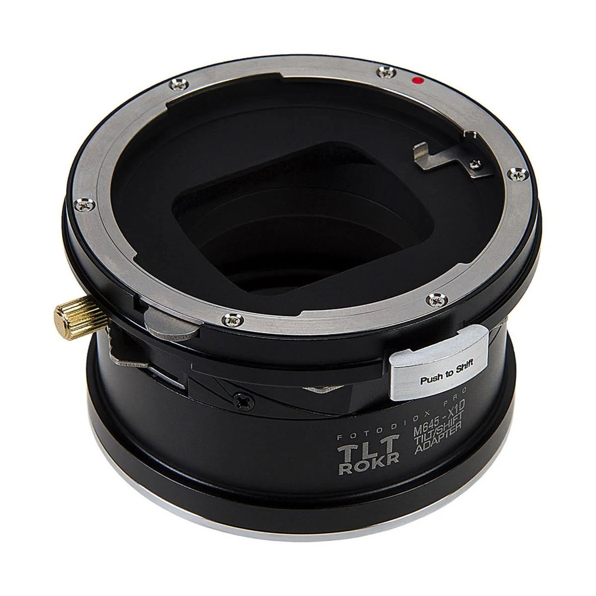 Fotodiox Pro TLT ROKR Tilt-Shift Lens Mount Adapter for Mamiya 645-Mount Lens to Hasselblad X-Mount Camera M645-X1D-TLTROKR