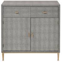 Elk Home 3169-102 Sands Point 2-Door 2-Drawer Cabinet in Grey and Gold
