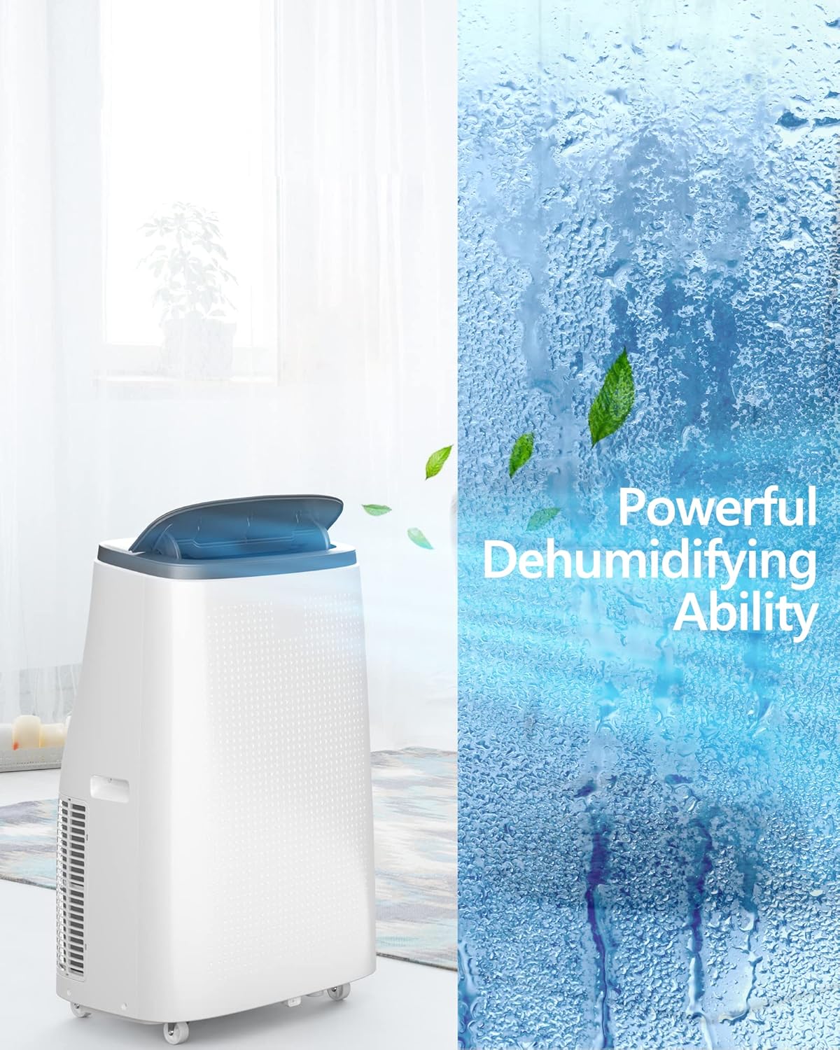 ac-14000 14000 BTU Portable Air Conditioners, White&Grey