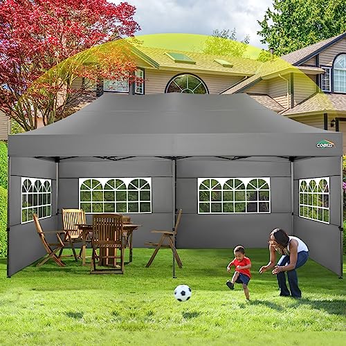 COBIZI 13x26 Pop Up Tent 13x26 Canopy with Sidewalls Heavy Duty Canopy Party Tent for Parties