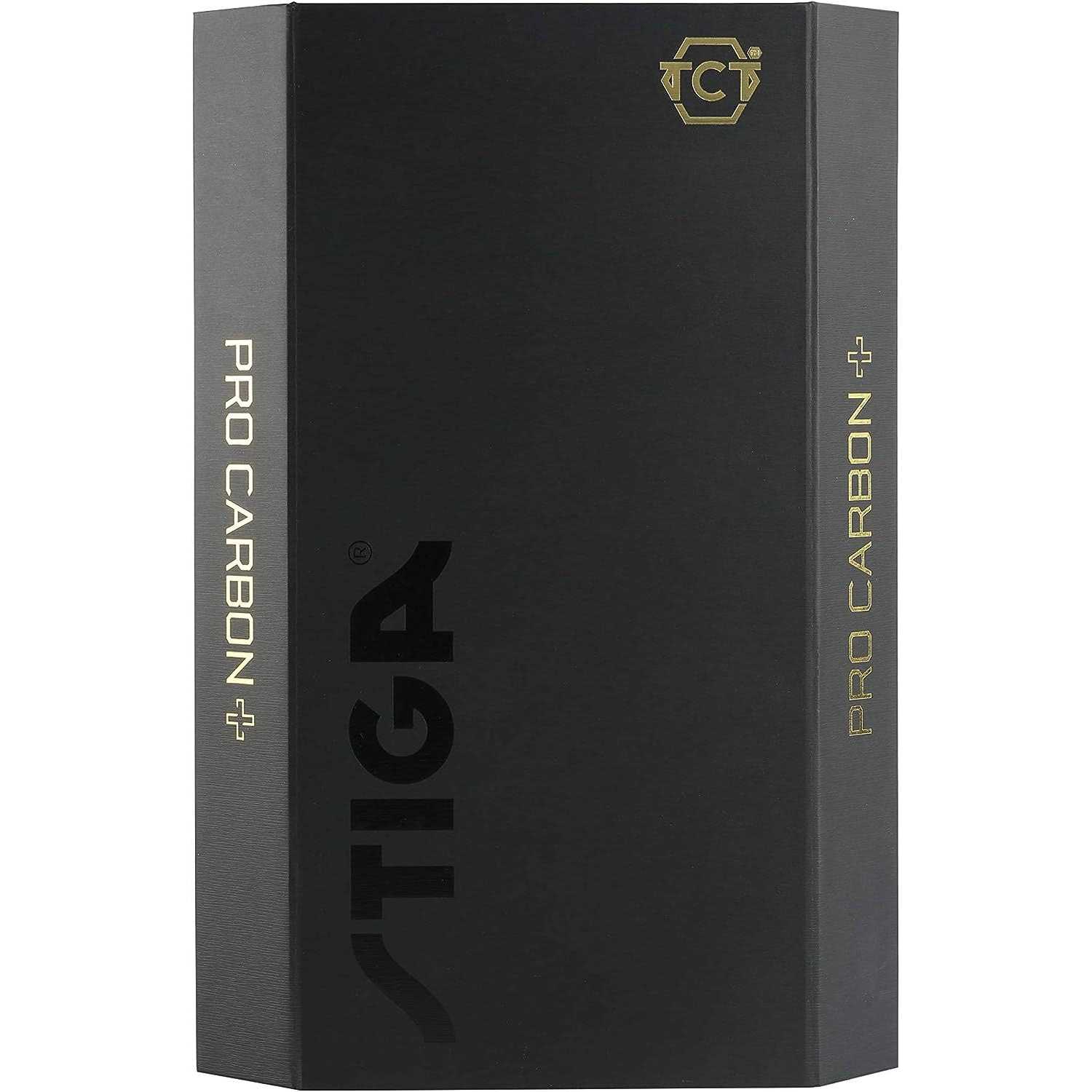 STIGA Pro Carbon + Table Tennis Bat for Advanced Offensive Players - Sports Supplies Online Store